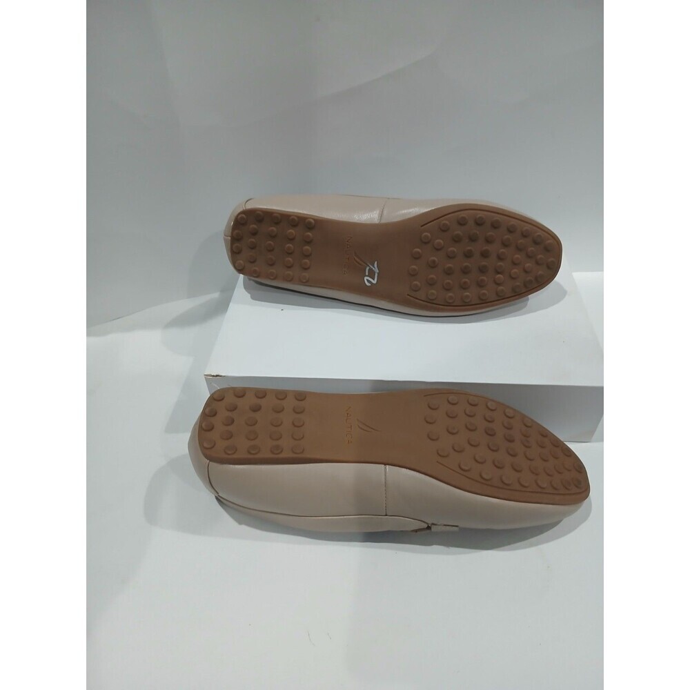 Nautica Beige Loafers Women’s Size 9.5 Slip On Flats Casual Dress Shoes - Picture 3 of 6